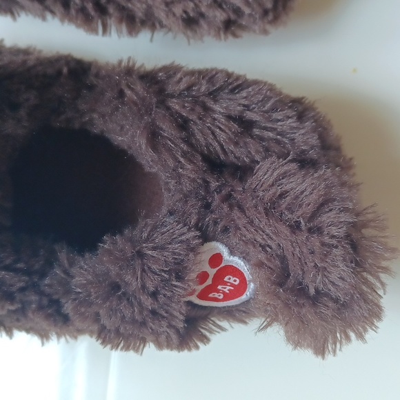 Build a bear brown monkey slippers shoes toddler size Small 10-11 - Picture 6 of 8